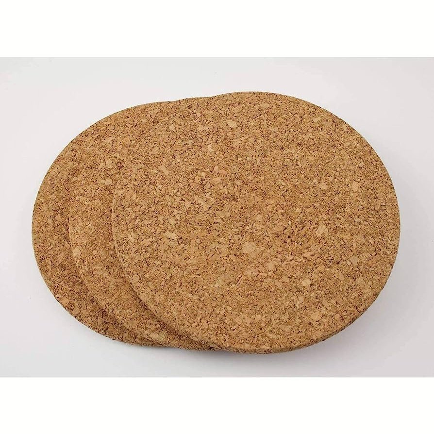 IKEA Pot stand, cork, 19 cm set of 3
