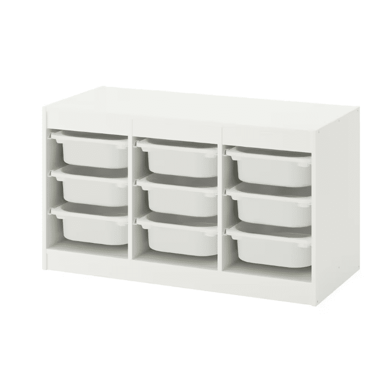 IKEA TROFAST Storage combination with boxes, white/white, 99x44x56 IKEA TROFAST Storage combination with boxes, white/white, 99x44x56