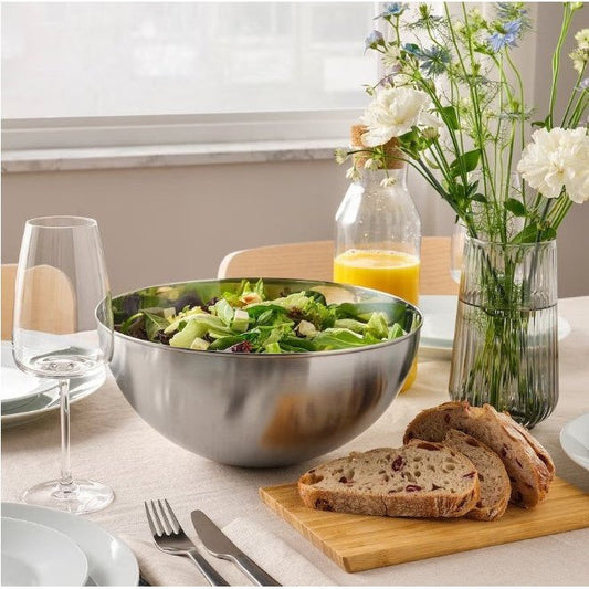IKEA Serving bowl, stainless steel, 28 cm