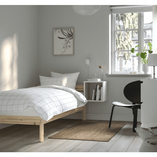 IKEA NEIDEN Bed frame, pine, 90x200 cm