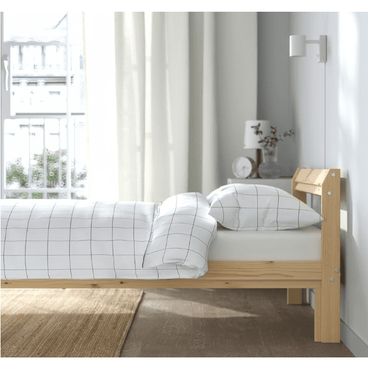 IKEA NEIDEN Bed frame, pine, 90x200 cm