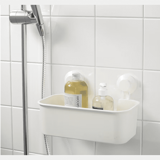 IKEA Basket with suction cup, white