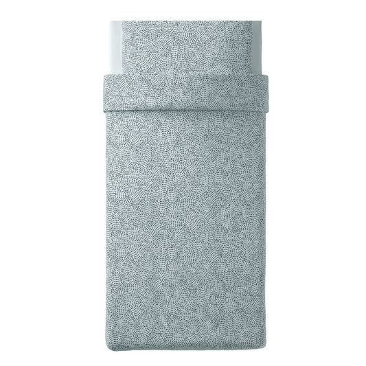 IKEA Duvet cover and pillowcase, white/blue, 150x200/50x80 cm