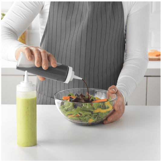 IKEA Squeeze bottle, plastic/transparent, 330 ml (SET 0F 2)