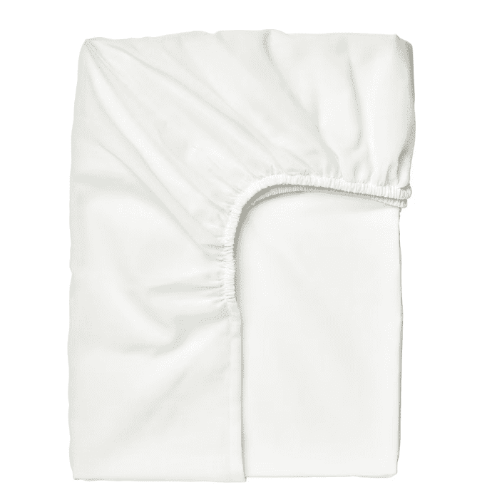 IKEA Fitted sheet, white, 90x200 cm