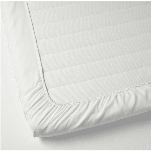 IKEA Fitted sheet, white, 90x200 cm