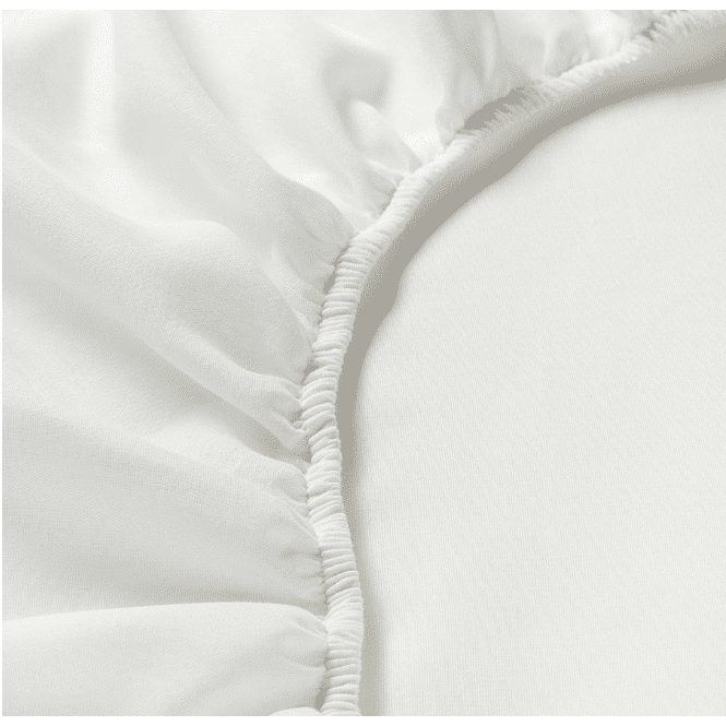 IKEA Fitted sheet, white, 90x200 cm
