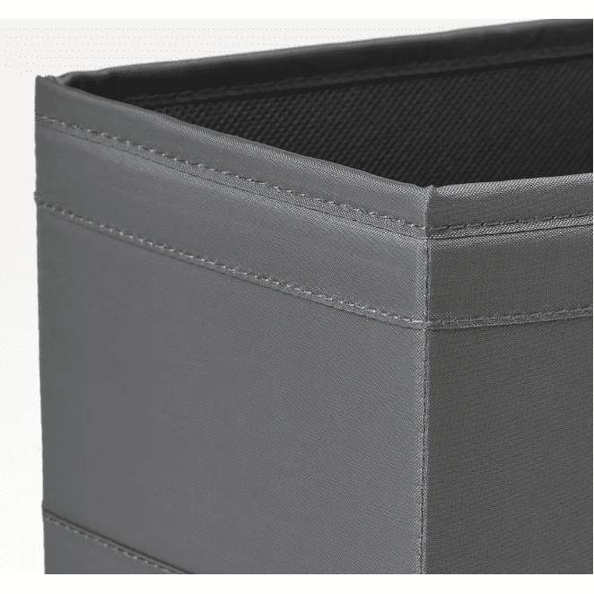 Box, set of 6, dark grey