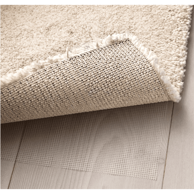 STOENSE Rug, low pile, off-white, 80x150 cm