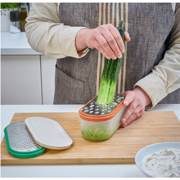 IKEA Grater with container, set of 4, mixed colours