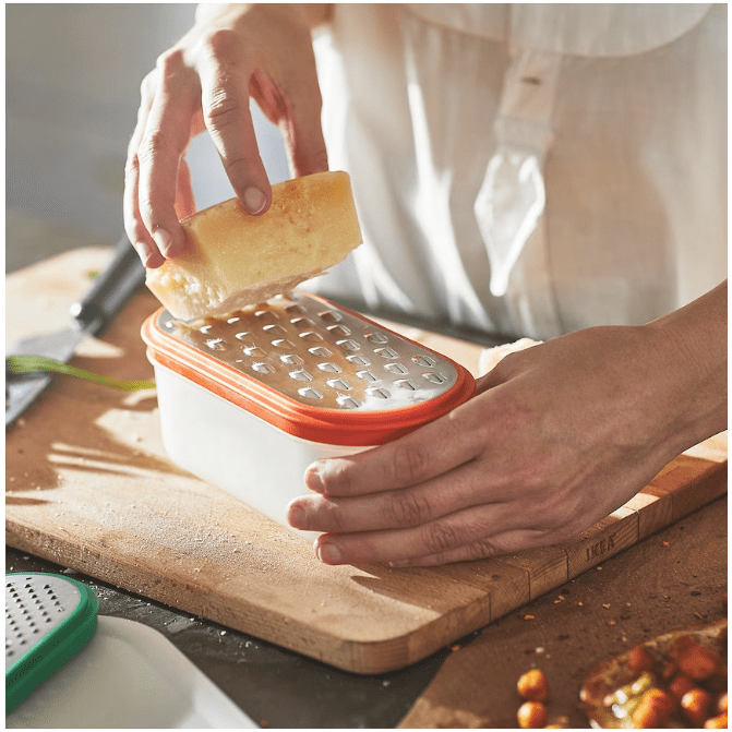 IKEA Grater with container, set of 4, mixed colours