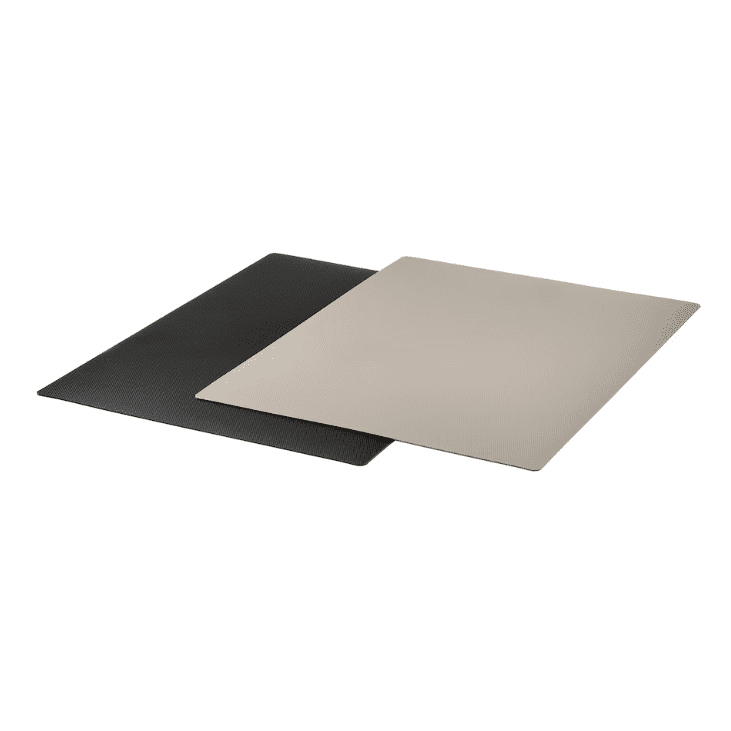 IKEA Bendable chopping board, black/dark grey-beige, 28x36 cm