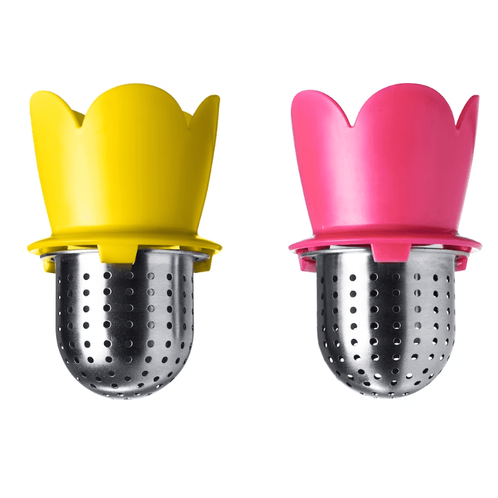 IKEA Tea infuser, light red/yellow
