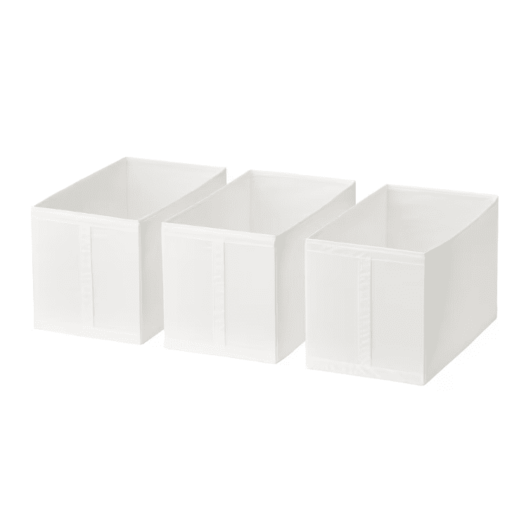 IKEA Box, white, 31x55x33 cm set of 3