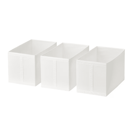 IKEA Box, white, 31x55x33 cm set of 3