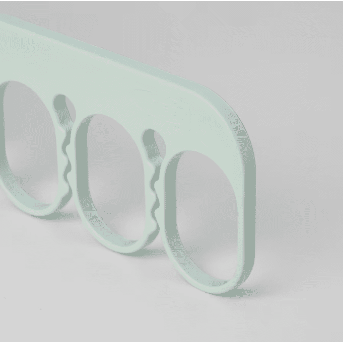 IKEA Hanger with 8 grip clips, green