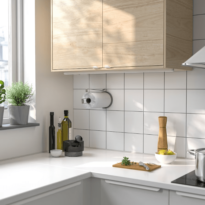 IKEA Kitchen roll holder, grey-green