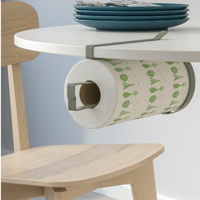 IKEA Kitchen roll holder, grey-green