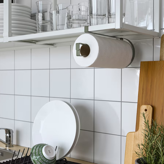 IKEA Kitchen roll holder, grey-green