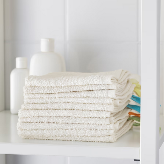 IKEA Washcloth, white, 30x30 cm set of 10 pieces