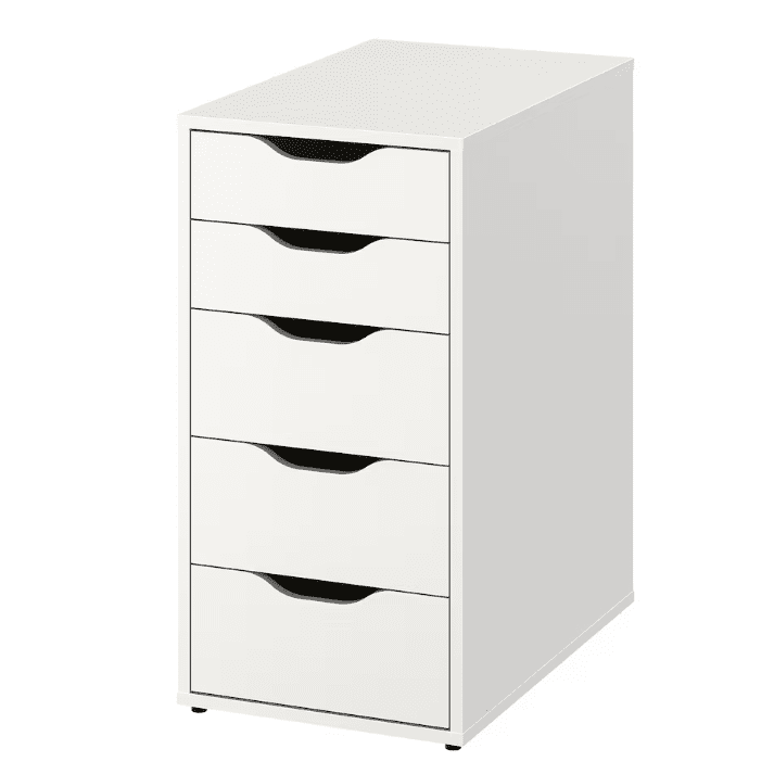 LAGKAPTEN / ALEX Desk, white, 140x60 cm