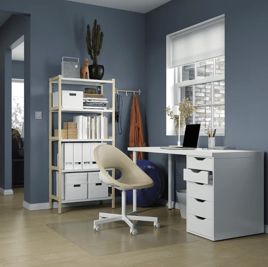 LAGKAPTEN / ALEX Desk, white, 140x60 cm