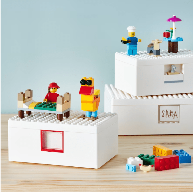 201-piece LEGO® brick set, mixed colours