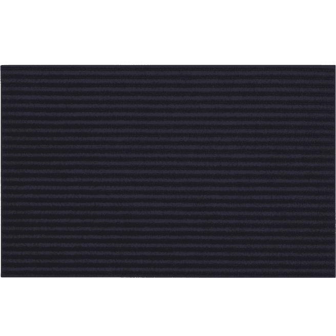 Door mat, dark blue, 35x55 cm