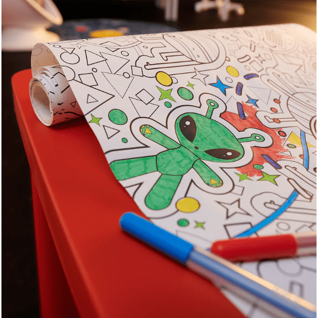 Colouring paper roll, space, 10 m