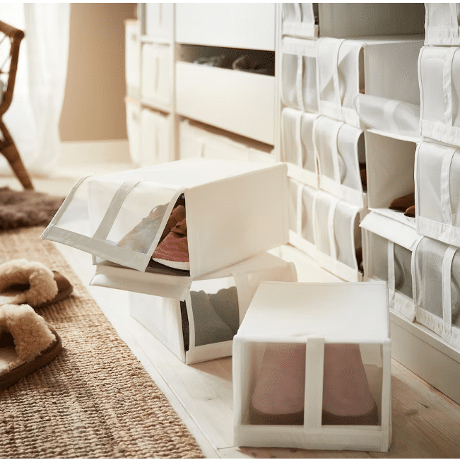 IKEA shoe box, white, 22x34x16 cm