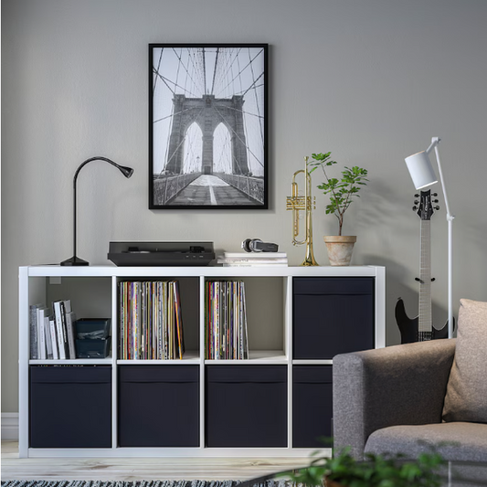 IKEA Box, black, 33x38x33 cm