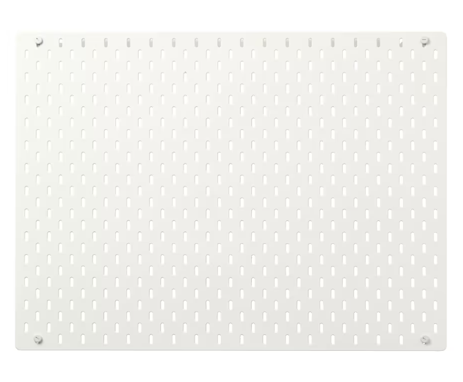 SKÅDIS Pegboard, white, 76x56 cm