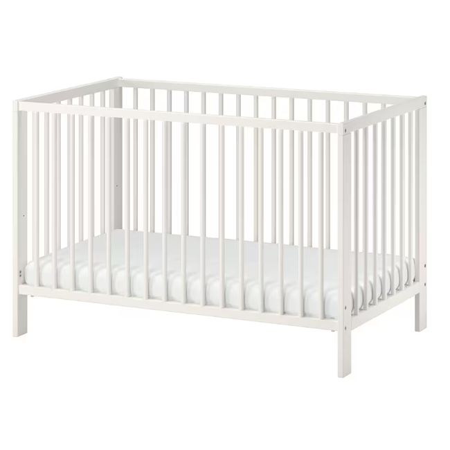 GULLIVER Cot white 60x120 cm Lovehome