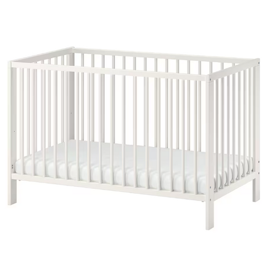 IKEA Cot, infant Bed, white, 60x120 cm