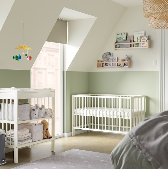 IKEA Cot, infant Bed, white, 60x120 cm