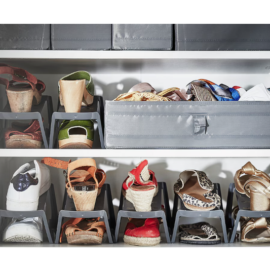 IKEA Shoe organizer, grey, 14x14x24 cm