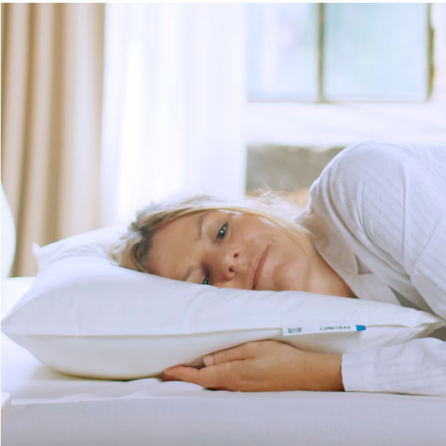 LUNDTRAV Pillow, high, 50x80 cm