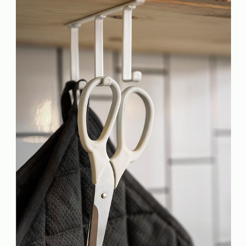 Clip-on hook rack