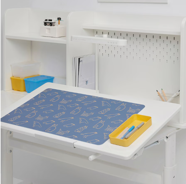 IKEA BÖNSYRSA Desk pad, animal pattern, 60x37 cm