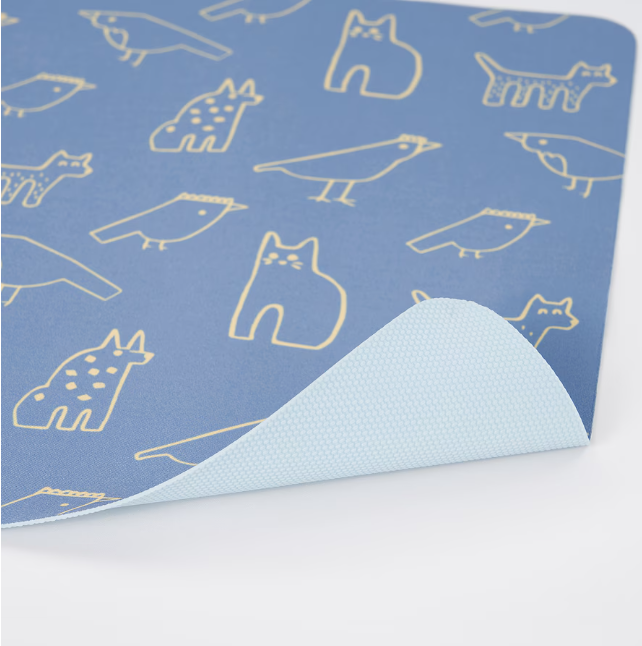 IKEA BÖNSYRSA Desk pad, animal pattern, 60x37 cm