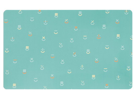 IKEA BÖNSYRSA Desk pad, turquoise, 60x37 cm
