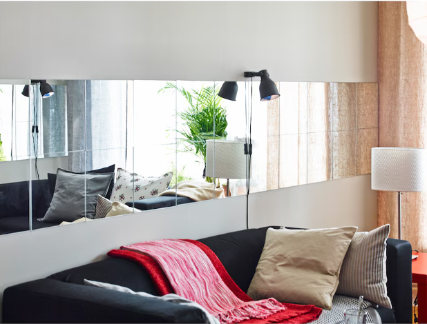 IKEA BLODLÖNN Mirror, 30x30 cm