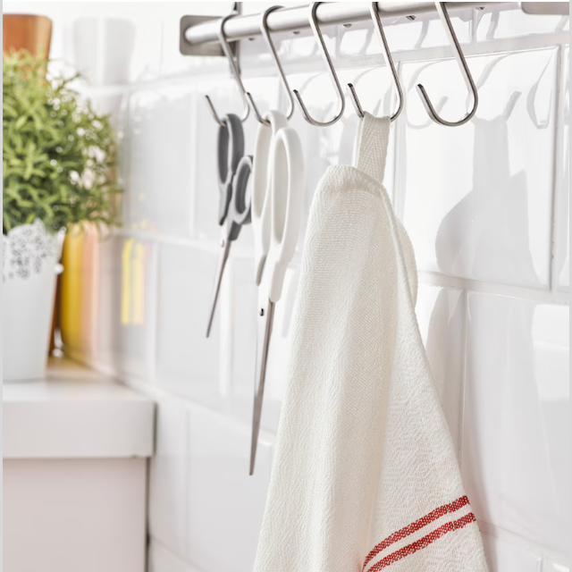 IKEA Tea towel, red, 45x60 cm