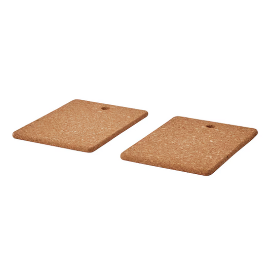 IKEA Pot stand, cork, 23x17 cm set of 2