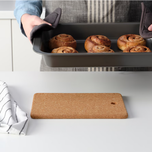 IKEA Pot stand, cork, 23x17 cm set of 2