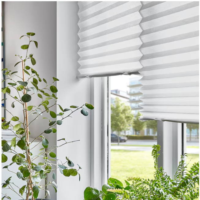 IKEA Pleated blind, white, 90x190 cm