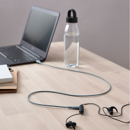 IKEA USB-A to USB-micro, light blue, 1 m