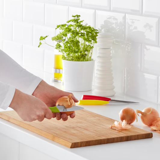 IKEA 3-piece knife set, multicolour