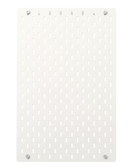 IKEA Pegboard, white, 36x56 cm