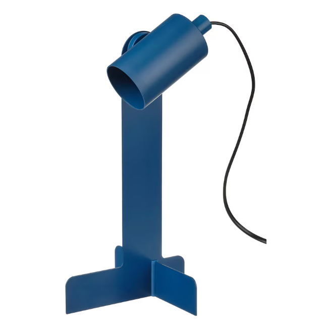 IKEA FLOTTILJ Desk lamp, dark blue
